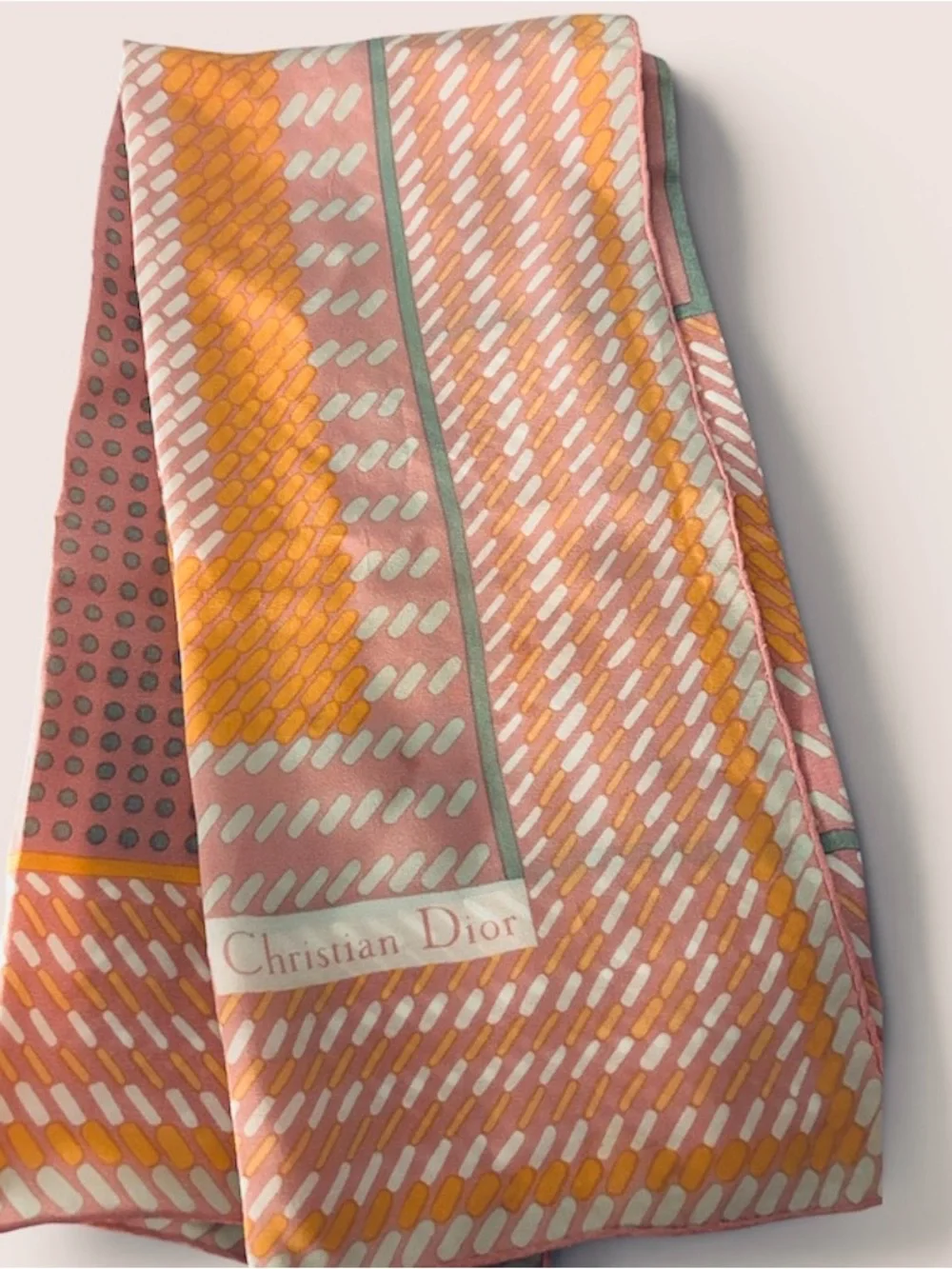 Christian Dior silk scarf